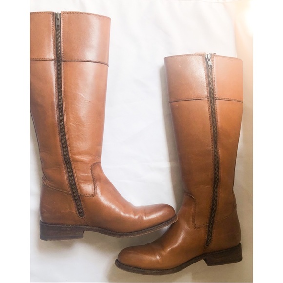 Frye Jayden Tan Riding Boots - Picture 6 of 10